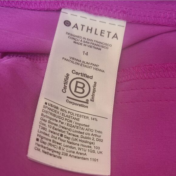 Athleta Brooklyn Heights Vienna Slim Pants Size 14 - Picture 9 of 9